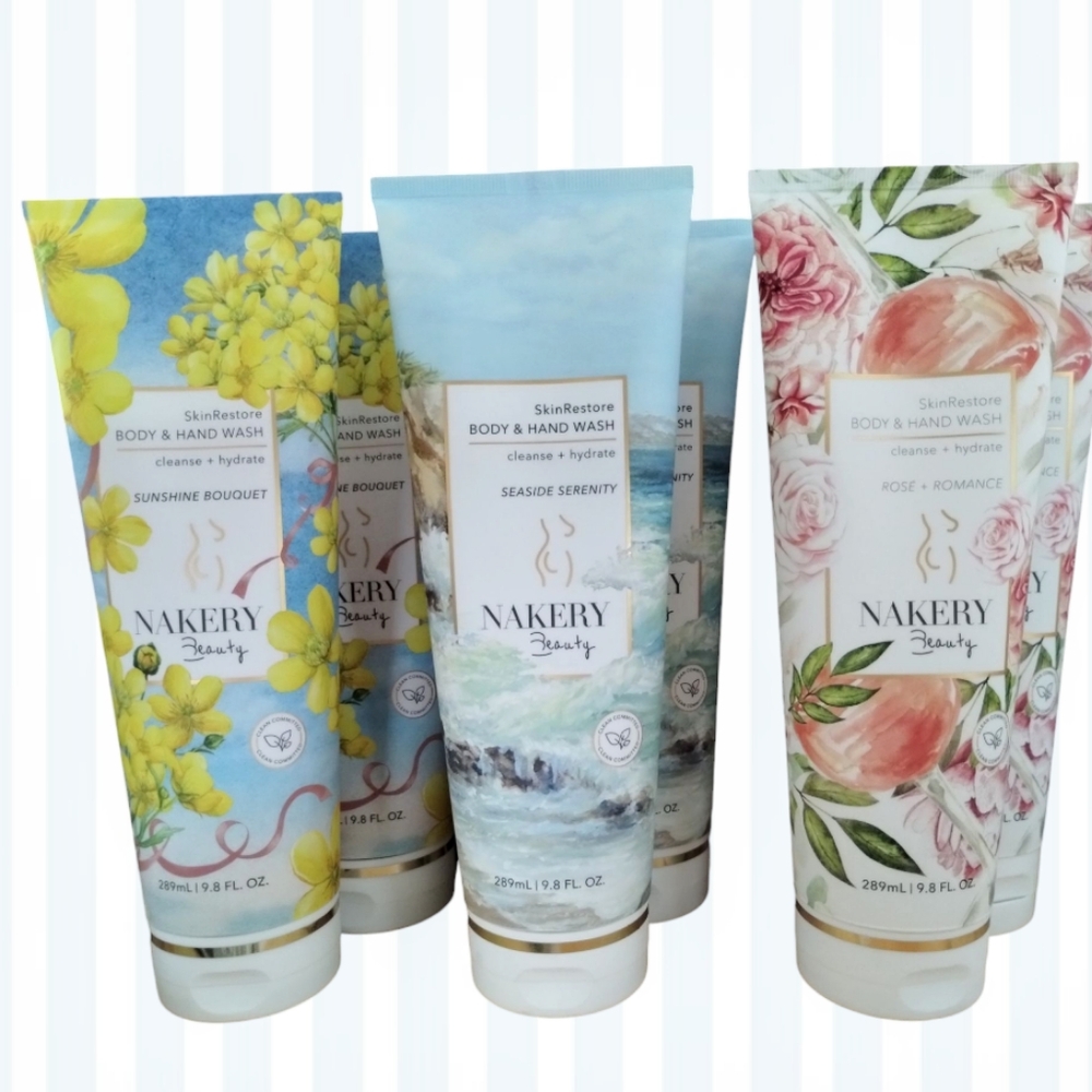 Nakery Beauty SkinRestore Body & Hand Wash Set of 6